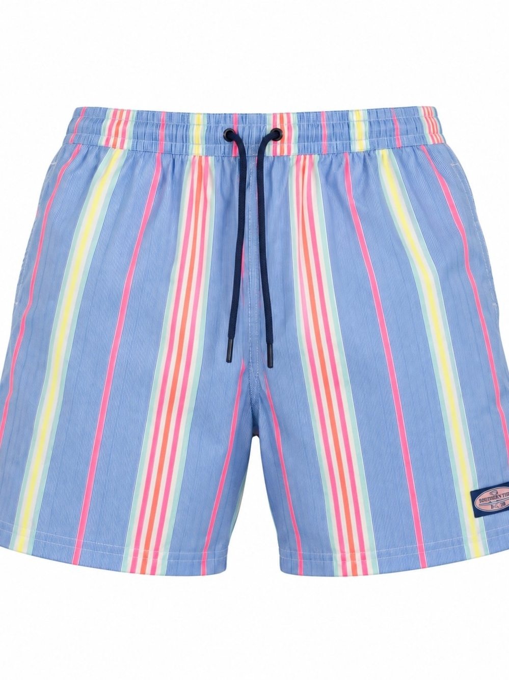 Vineyard Vines 7 Inch Swimming Trunks Men's Neon Stripes Size XL